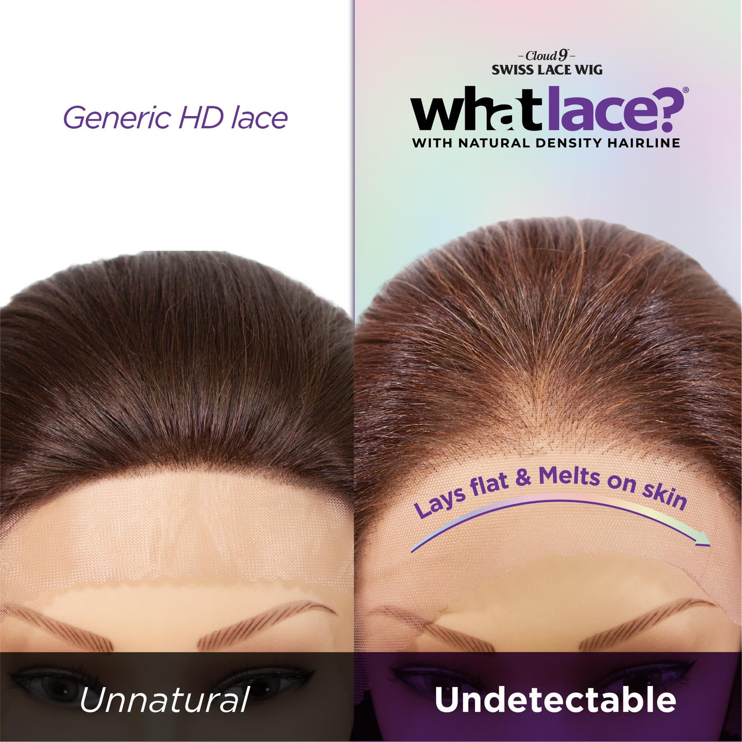 Sensationnel What Lace 13X6 Wigs - Latisha Lacefrontal Hand Tied Glueless Synthetic With Natural Density Preplucked Hairline (Dark Brown 2)