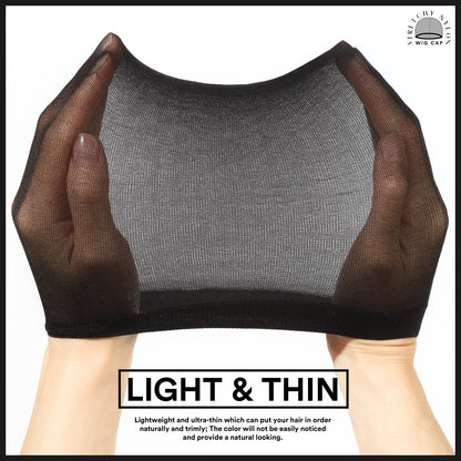 Teenitor Wig Cap,Black Wig Cap 20 Pieces Wig Caps, Black Stocking Caps, Stretchy Nylon Wig Stocking Caps for Women