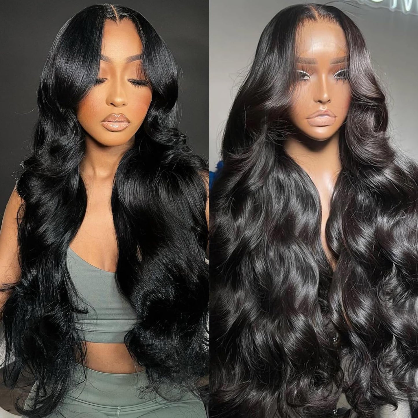 18 Inch 13x6 Lace Front Wigs Human Hair Body Wave HD Lace Front Wigs Human Hair Pre Plucked Glueless Wigs Human Hair Pre Plucked Lace Frontal Wigs Human Hair for Women