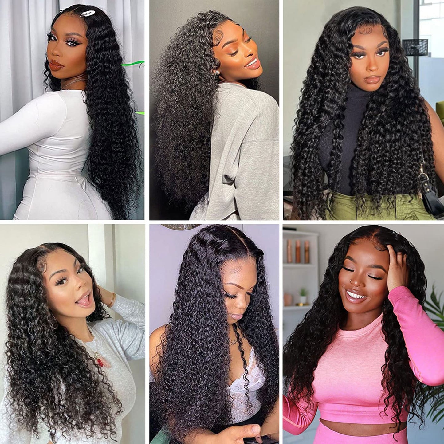 Daules 5x5 Deep Wave Lace Closure Wigs Human Hair 5x5 HD Lace Closure Human Hair Wigs for Women 180% Density Brazilian Virgin 5x5 Transparent Glueless Closure Wigs Pre Plucked with Baby Hair 30 Inch