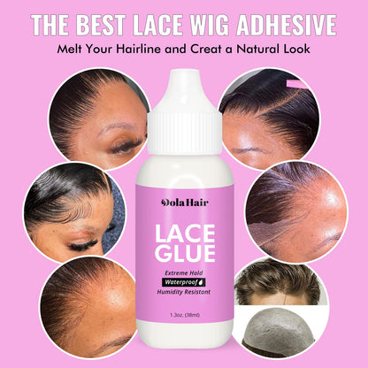 Dolahair Wig Glue Spray for Front Lace Wig Lace Melting Spray for Wigs Melting Spray Lace Bond Spray Lace Glue Kit Wig Install Kit