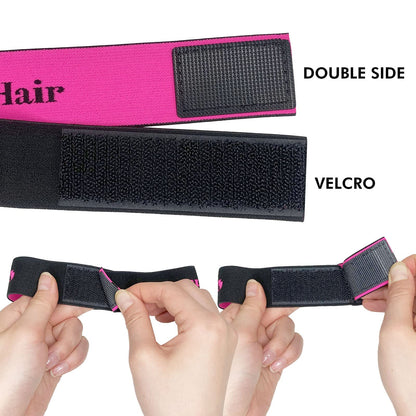 Dolahair Lace Glue for Wigs - Waterproof Super Hold Hair Bonding Glue for Weave and Hair Systems - Invisible Extreme Hold (Includes 2 Wig Bands)