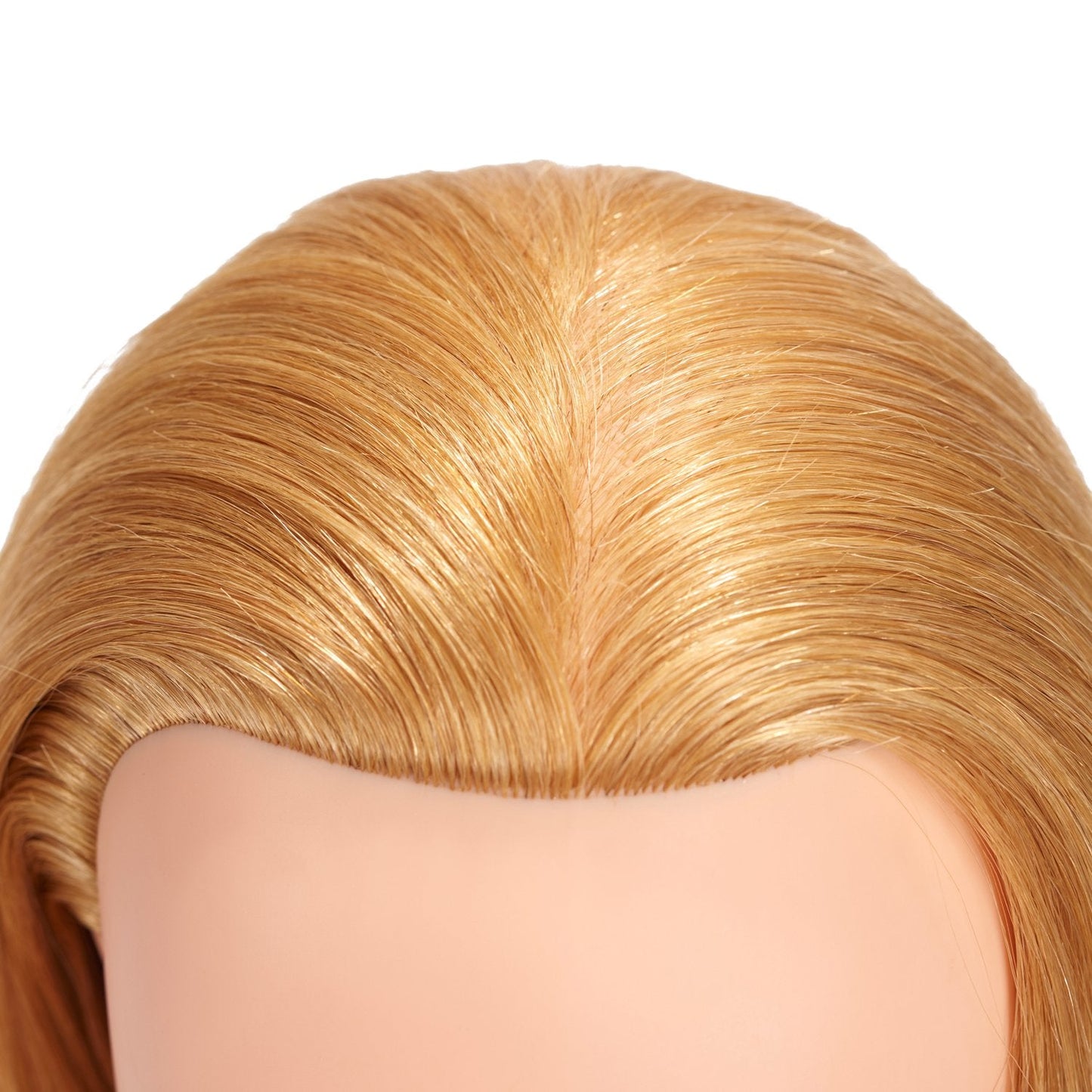 20-22" 100% Human Hair Mannequin Head Training Head Cosmetology Manikin with Free Clamp Stand (Blonde)