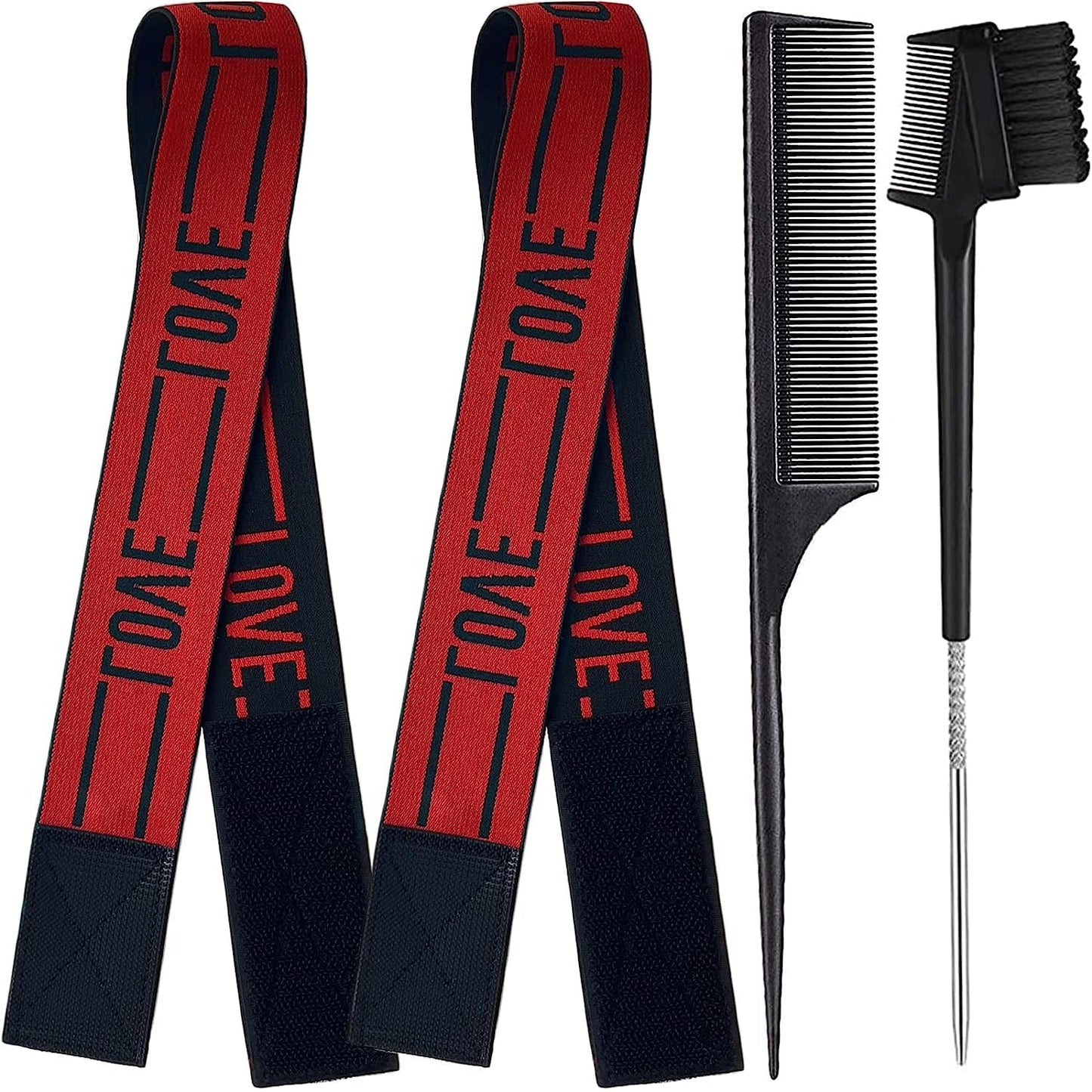 Elastic Wig Bands for Lace Front Wigs - Secure Grip, Lay Edges, Baby Hair Headband, Melting Edge Wrap Accessories for Women