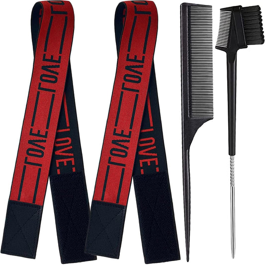 Elastic Wig Bands for Lace Front Wigs - Secure Grip, Lay Edges, Baby Hair Headband, Melting Edge Wrap Accessories for Women