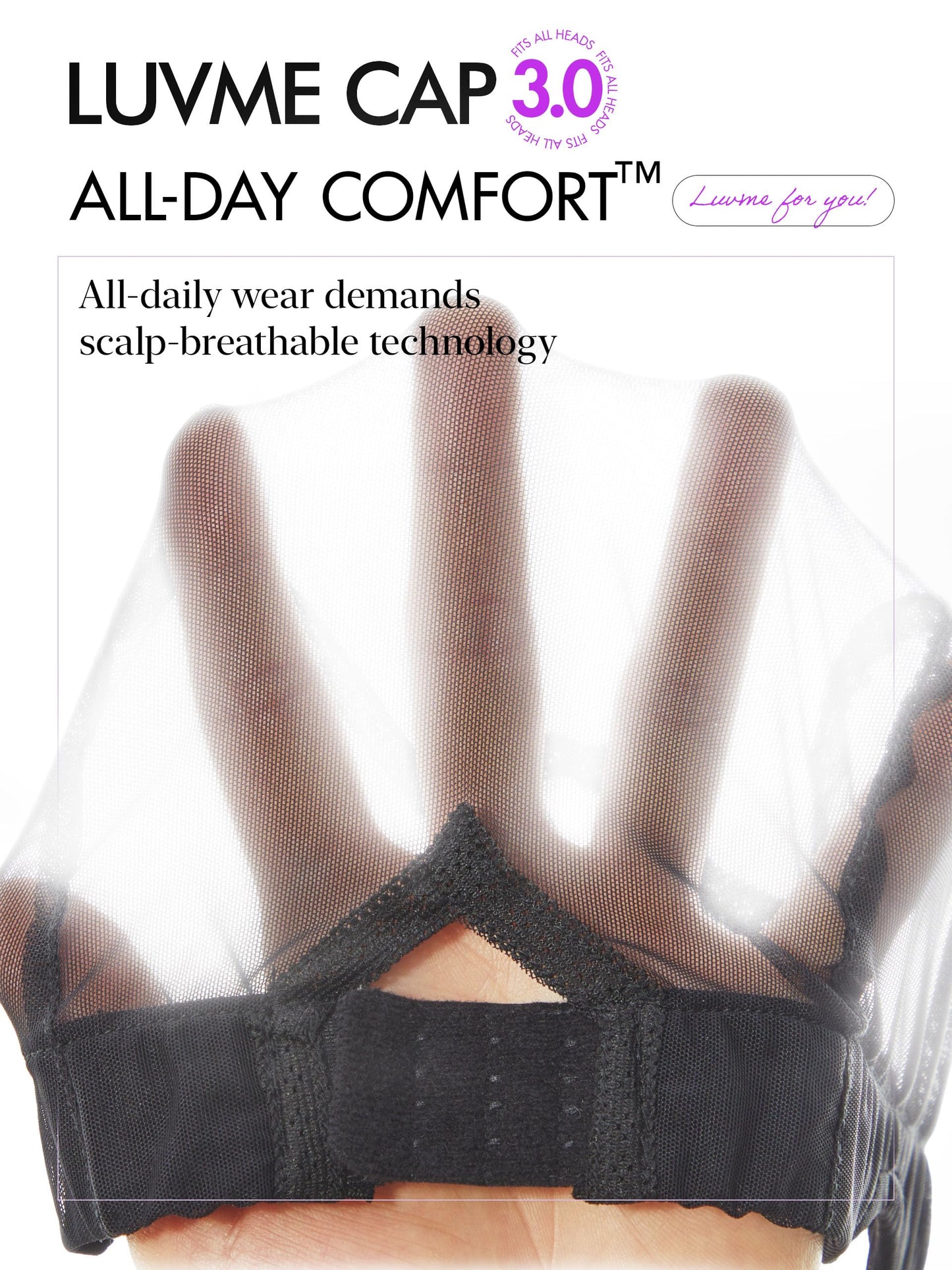 LUVME HAIR All-Day Comfort Real Glueless 7x6 HD Lace Wig 200% Density PartingMax Lace Wigs Loose Body Wave Lace Front Wigs Human Hair Pre Cut Plucked Lace Frontal 18 Inches Natural Black Color