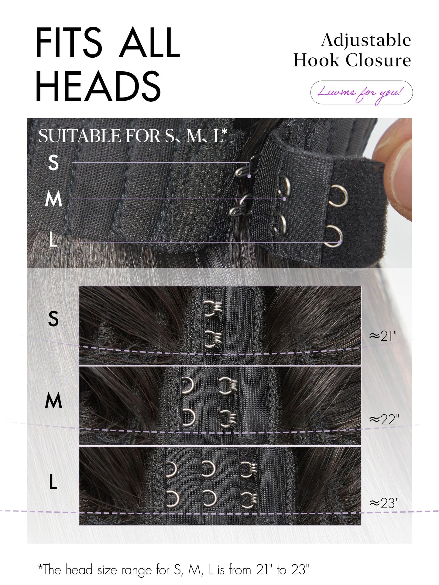 LUVME HAIR All-Day Comfort™ Kinky Curly 5X5 Lace Front Wigs All-Day Comfort Wig Human Hair Curly Hair glueless wigs human hair pre plucked pre cut long black wig lace closure wigs frontal wigs