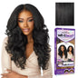 Sensationnel What Lace 13X6 Wigs - Latisha Lacefrontal Hand Tied Glueless Synthetic With Natural Density Preplucked Hairline (Jet Black 1)