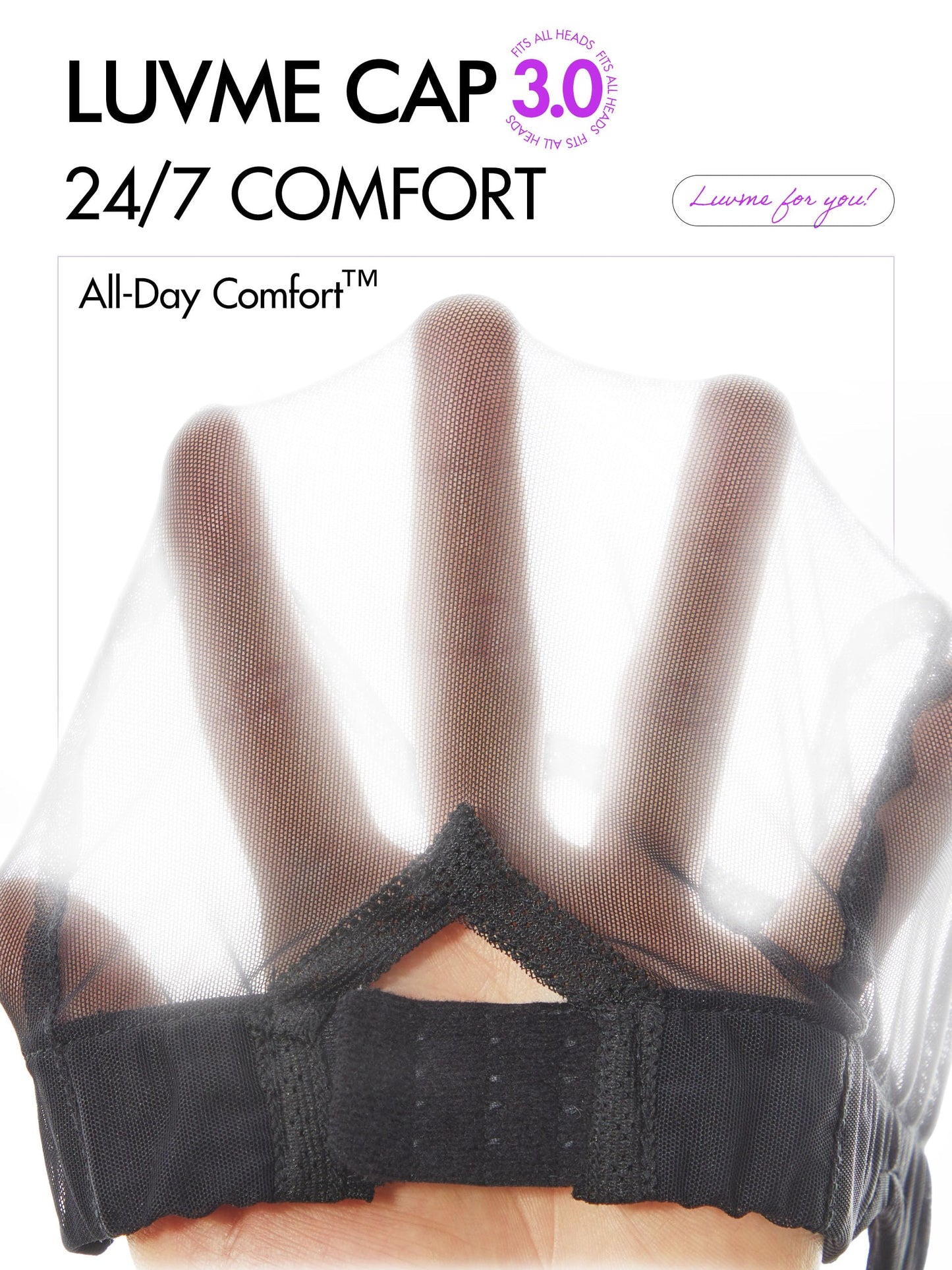 LUVME HAIR All-Day Comfort Real Glueless 7x6 HD Lace Wig 200% Density Hair PartingMax Lace Wigs Loose Body Wave Lace Front Wigs Human Hair Pre Cut Plucked Lace Frontal 20 Inches Natural Black Color