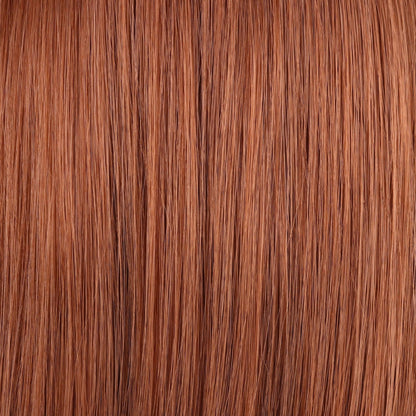 MapofBeauty 28 Inch/70 cm Charming Women Side Bangs Long Curly Full Hair Synthetic Wig (Ginger Orange)