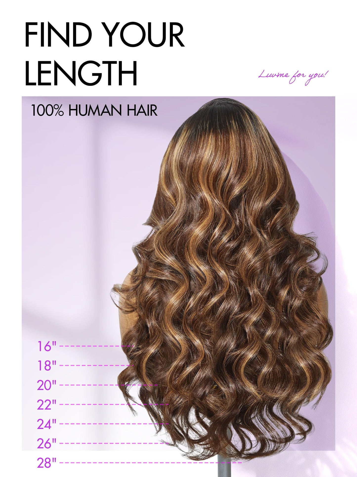 LUVME HAIR All-Day Comfort Wig Real Glueless 7x6 HD Lace 200% Density Hair Loose Body Wave PartingMax Lace Wigs Lace Front Wigs Human Hair Pre Cut Plucked Lace Frontal Glueless 26 Inches Natural Black